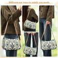 thumbnail image 4 of FORMRS Womens Shoulder Bag with Chain Strap Clutch Purse Cute Tote Handbag, Blue Floral Pattern, 4 of 7