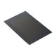 thumbnail image 3 of Mantel individual de PVC lavable, resistente al calor, antideslizante, tejido para mesa de comedor Negro, 3 of 9