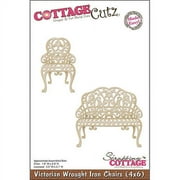 CottageCutz Die -Wrought Iron Chairs 1.8"X2.8" & 3.5"X3.1, Pk 1, CottageCutz