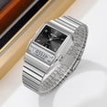 thumbnail image 4 of MMJ Vintage Square Digital Watch for Women Fashion Multicolor Electronic Wristwatch Slim Waterproof Daily Wear, 4 of 8