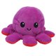 thumbnail image 2 of Muñeco de peluche de pulpo, peluche reversible, animal con tapa de doble cara, juguetes multicolores para bebés (rojo rosa púrpura), 2 of 9