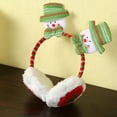 thumbnail image 2 of Winter Earmuff Cute Cartoon Festive Fluffy Ear Muff Ear Warmer for Christmas, 2 of 4
