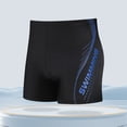 thumbnail image 2 of Stamzod Mens Swim Shorts Summer Plus Size Black Swim Trunks Men Activewear Slim Fit Stretch Casual Bathing Suit for Men Blue F XXL, 2 of 3