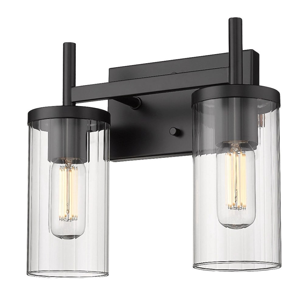 2 Light Bathroom Light Fixture in Classic Style 11.38 inches High By 13 inches Wide Bailey Street Home 170-Bel-4476367