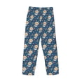 thumbnail image 5 of Easygdp Astronaut Corgi Dog Men's Pajama Pant, Sleep Elastic Waistband Lounge Pants - Small, 5 of 9