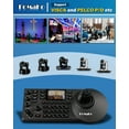 thumbnail image 6 of FoMaKo AI Auto Tracking PTZ Camera 30X Web Cam Bundle with HDMI 3G-SDI IP PoE HDMI PTZ Camera +PTZ Controller PoE IP PTZ Camera Controller Keyboard (PTZ Bundle FMK30SDI Pro+KC608 Pro)BH301, 6 of 13