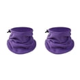 thumbnail image 3 of Billuyoard Calentador de cuello a prueba de frío colores surtidos fijación moda cuellos cómodos polaina espesar gran textura pañuelo para el cuello Violeta 2piezas Billuyoard CBP350075, 3 of 6