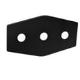 thumbnail image 6 of Westbrass Three-Hole Remodel Cover Plate for Bathtub and Shower Valves, Matte Black, 6 of 6