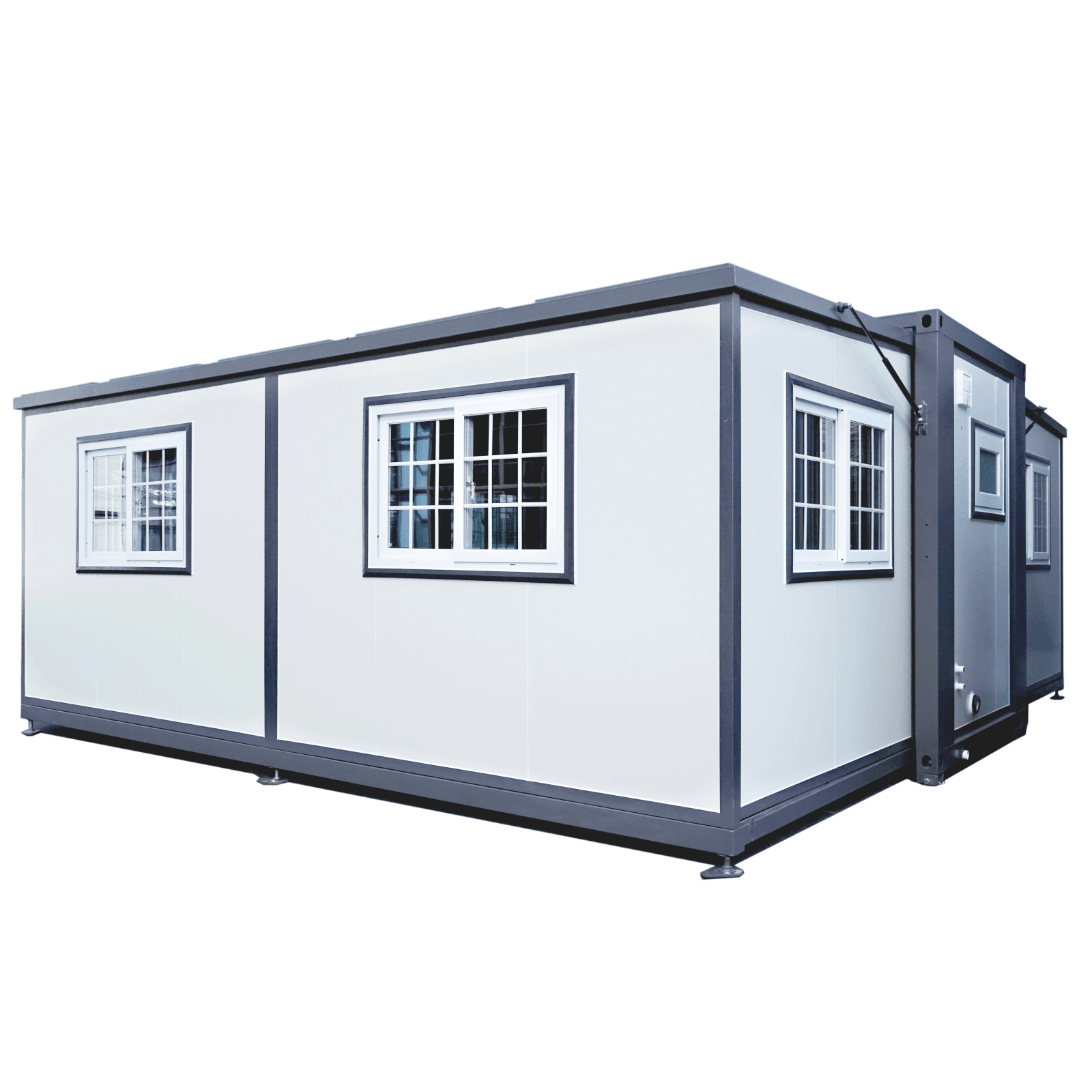 Chery Industrial Outdoor Modern Prefab House Shed Playhouse, Prebuilt, Expandable, 19ft x 20ft - Weather Ready