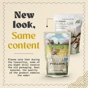 NaturaleBio Organic Psyllium Husk 1.5 lb | Pure Fiber Herbal Supplement | 99% Purity, Natural, Vegan