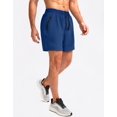 thumbnail image 2 of Pantalones cortos para correr Pudolla para hombre, entrenamiento atlético, con bolsillos, 2 of 7
