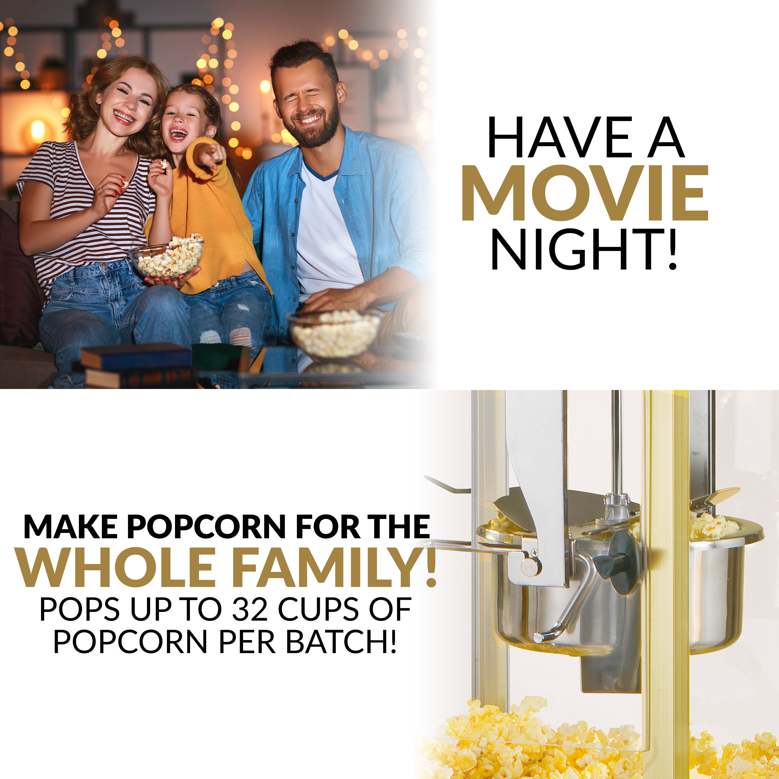 Nostalgia 53-Inch Popcorn Cart with Candy Dispenser - On Sale - Bed Bath &  Beyond - 38457395