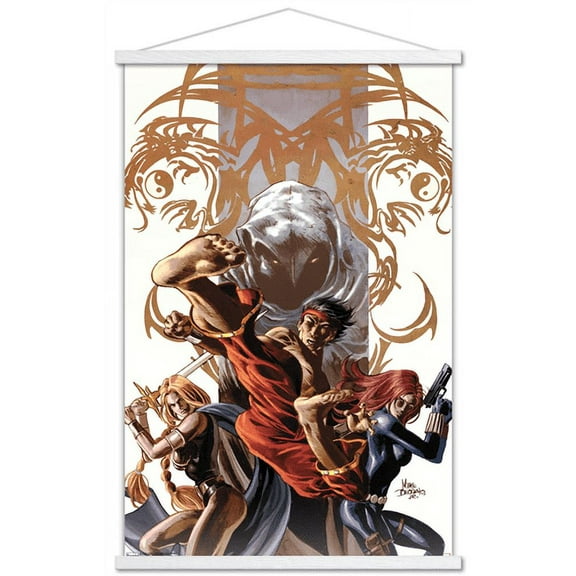 Marvel Comics - Secret Avengers - Secret Avengers #7 Wall Poster with Wooden Magnetic Frame, 22.375" x 34"