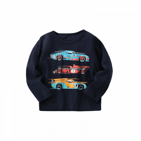 

ONTNO Toddler Round Neck Long Sleeve Pullover Sweatshirt