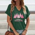thumbnail image 2 of T-Shirt Imprimé à Manches Courtes et Col Rond pour Femmes, Doux, Respirant, Décontracté, Confortable pour Usage Quotidien et Diverses Occasions, 2 of 4