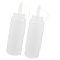 thumbnail image 3 of Raindrops 2-Pack Plastic Sauce Dispensers with Simple Design for Kitchen Storage and Home Use, 3 of 8