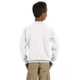 thumbnail image 3 of Gildan Heavy Blend Youth Crewneck Sweatshirt , G180B , White , X-Large, 3 of 4
