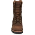 thumbnail image 4 of Chippewa Men's 9" Super DNA Steel Toe Waterproof Insulated Logger Work Boot Bay Apache - 59405, 4 of 7