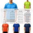 thumbnail image 3 of SeCaotees Short Sleeve Athletic Workout Tees for Men Crew Neck Relaxed Fit Quick‑Dry Moisture Wicking Fabric Sports Training Pullover Tops Sky Blue,XXXXXL, 3 of 6