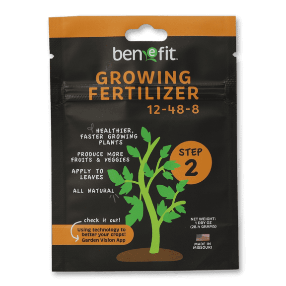 Benefit Growing Fertilizer 12-48-8 Packet Step 2