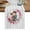 Gray, variant on Mother's Day Table Runner, Love You Mom Watercolor Orange Flowers Washable Cotton Linen Table Runners 48 Inches Long, Dresser Scarf Runner for Nightstand/Coffee/End Tables 13''x48''