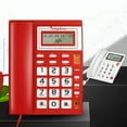 thumbnail image 2 of ZPAQI Corded Landline Phone Big Button Household Hotel Business Desktop Landline, 2 of 12