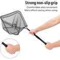 thumbnail image 4 of SAN LIKE Fishing Net for Fish Folded Landing Nets with Telescopic Rod Handle Durable Rubber Coated Collapsible Net Fly Fishing Net Easy to Catch and Release Saltwater and Freshwater Use, 4 of 9