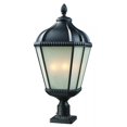 thumbnail image 1 of Z-Lite Waverly Outdoor Post Light in Black, 1 of 1