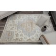 thumbnail image 3 of Rugs America Lennox LX40A Soft Sky Oriental Transitional Cream Area Rug, 5'3"x7', 3 of 6