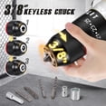 thumbnail image 2 of RELOIVE 21V Cordless Drill Driver,Power Drill Set with 2×2000mAh Batteries,4-in-1 Function,45N.m Max Torque,3/8" Keyless Chuck, 25+3 Position, 2 of 14