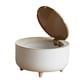 thumbnail image 1 of Desktop Paper Basket with Lid, Tall Press Small Trash Can, Suitable for Living Room, Office Trash Can with Lid, 1 of 5