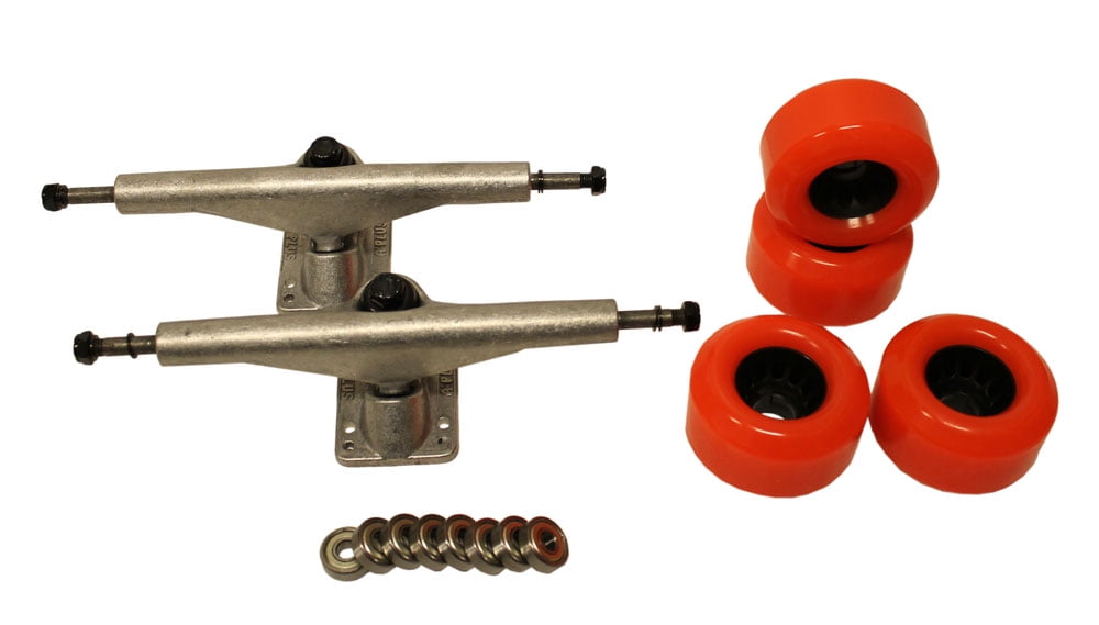 Longboard Truck & Wheel Package 10.0 Trucks, 76mm USA Wheels Abec 9