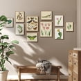 thumbnail image 5 of HFDF Vintage Oil PaintingWall Art, Office Decor For Women, Green Landscape Aesthetic, Bedroom Living Room Decoration,es, 12x18inch Framed, 5 of 6