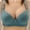 Blue, variant on Fatuov Wireless Bras for Women Push-Up Plus Size Bralette Underwear for Casual Outings Comfort Bras 44B, Red