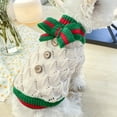 thumbnail image 5 of New Style Pet Dog Clothes Winter Sweater Warm Thick Wool Warm for Small Medium Dog Sweatshirt Winter Pet Coat Dog Clothes for Small Dogs Green S, 5 of 9