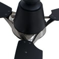 thumbnail image 4 of 52" 3 Blade Ceiling Fan with Smart Wall Control & Light Black/Gold Finish, 4 of 7
