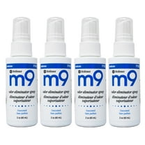 Hollister m9 Odor Eliminator Spray, Unscented, 2 ounce Pump Spray Bottle, 4 Count