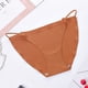thumbnail image 1 of VISgogo, bragas ultrafinas sexis para mujer, ropa interior de cintura baja con tirantes finos sin costuras de Color sólido a la moda VISgogo  moda, 1 of 5