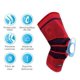 thumbnail image 2 of Rodilleras Canotagio de protección Acolchonada deporte Danza Gym rojo Mediana Canotagio GS5103GG, 2 of 4