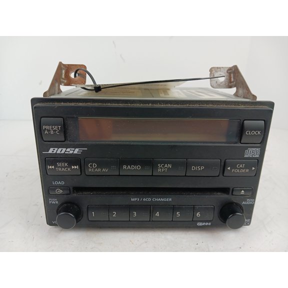 Pre-Owned 05 06 07 Nissan Pathfinder AM FM 6CD Radio Receiver OEM - Verify Specific Vehicle Fitment In Description - (Good)
