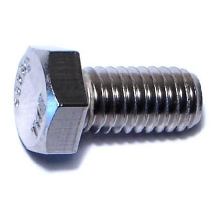 

3/8 -16 x 3/4 18-8 Stainless Steel Coarse Thread Hex Cap Screws (12 pcs.)
