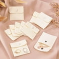 thumbnail image 4 of 10Pcs Velvet Jewelry Pouches with Snap Button Off White Velvet Cloth Gift Storage Bag for Jewelry Necklace Bracelet Packing 7x7cm colorful, 4 of 9