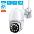 thumbnail image 1 of Cámara inalámbrica con Wifi para exteriores, videocámara PTZ de 3MP, 5X Zoom, 2MP, IA, humano, seguimiento automático, 1080P, visión nocturna a Color, CCTV, IP, 1 of 3