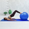 thumbnail image 3 of Pelota Pilates Yoga + Bomba Manual Centurfit  Azul 60 Cm Fitness, 3 of 9