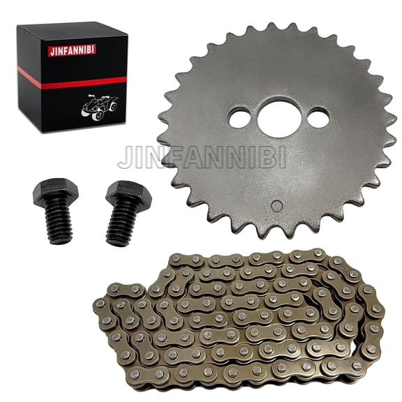 Camshaft Sprocket & Timing Chain Kit Compatible with Honda XR100 XR100R XL100S CRF100F 1981-2013 OEM# 14321-436-000 14321-KN4-A60 14401-436-003