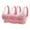 Pink, variant on ALLLIST Underwear for Women Lace 2pack Plus Size Latex Bras Pink Removable Cup Comfort Solid Women's Lingerie Size L