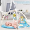 2 In 1 Learning Walker Baby Game Pad With Pedal Piano Music Fitness Rack