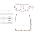 thumbnail image 2 of Small Round Square Reading Glasses Designer Readers Vintage Retro Presbyopic Glasses, 2 of 2