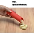 thumbnail image 4 of Ludlz 3PCS Premium Garlic Peeler, Food Grade Silicone Garlic Roller, Easy Quick to Peel Garlic Clove without Smell, Odor Free Peeling Tube Tool for Useful Kitchen Tools, 4 of 8