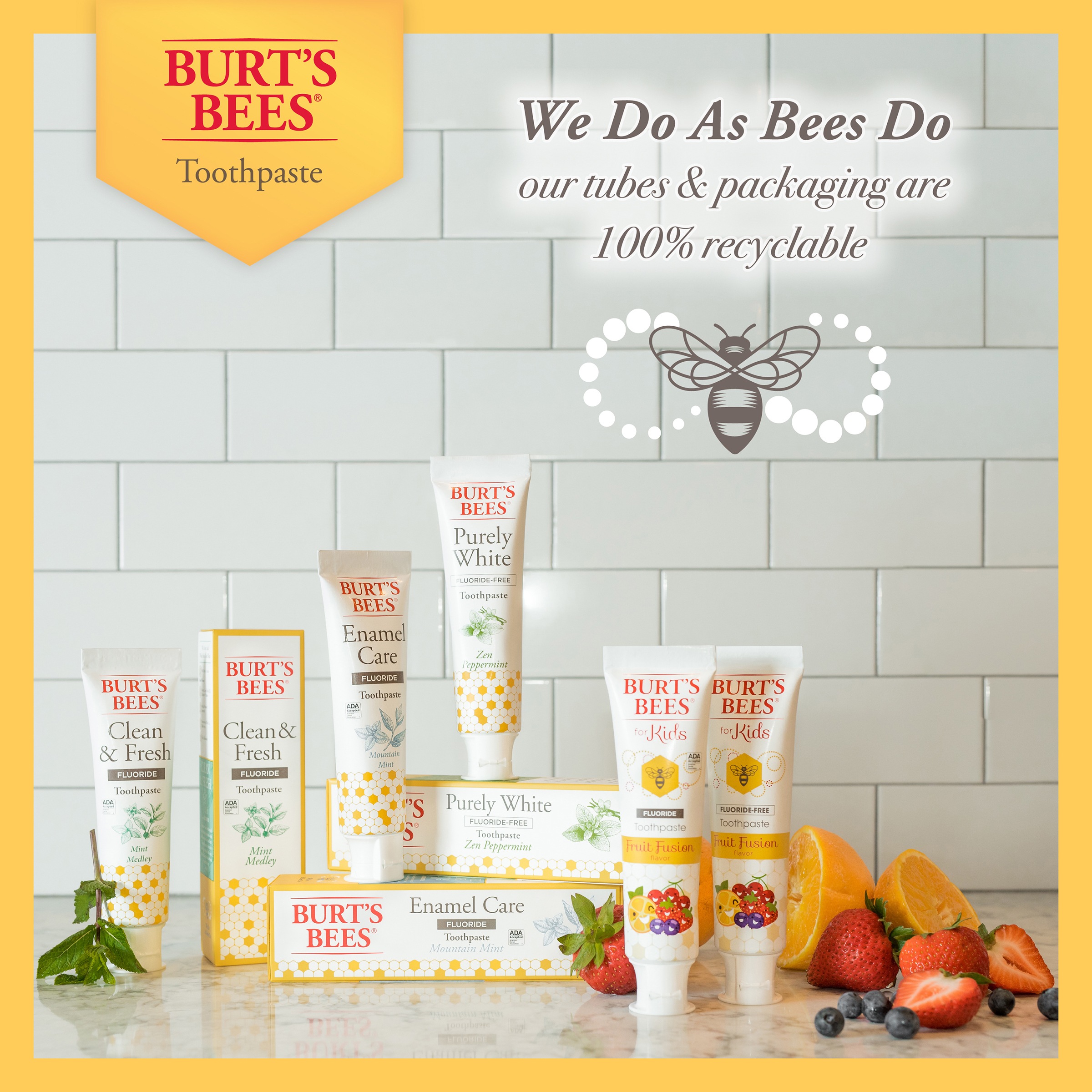 Burt's Bees Toothpaste, Fluoride Free, Purely White, Zen Peppermint, 4.2 oz - image 5 of 11
